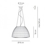 Bell 90 LED wisząca Axo Light 26182