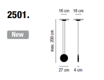 Lampa Cosmos 2501 Vibia 16674