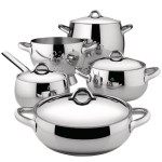 garnek wysoki chrom  20cm  Mami Alessi 23058