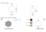 lampa wisząca Kushi 33   Kundalini 24774