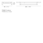 Leżanka Frame Vondom 25205