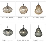 Lampa wisząca Ginger 27x26 żółta Outdoor Karman 26370