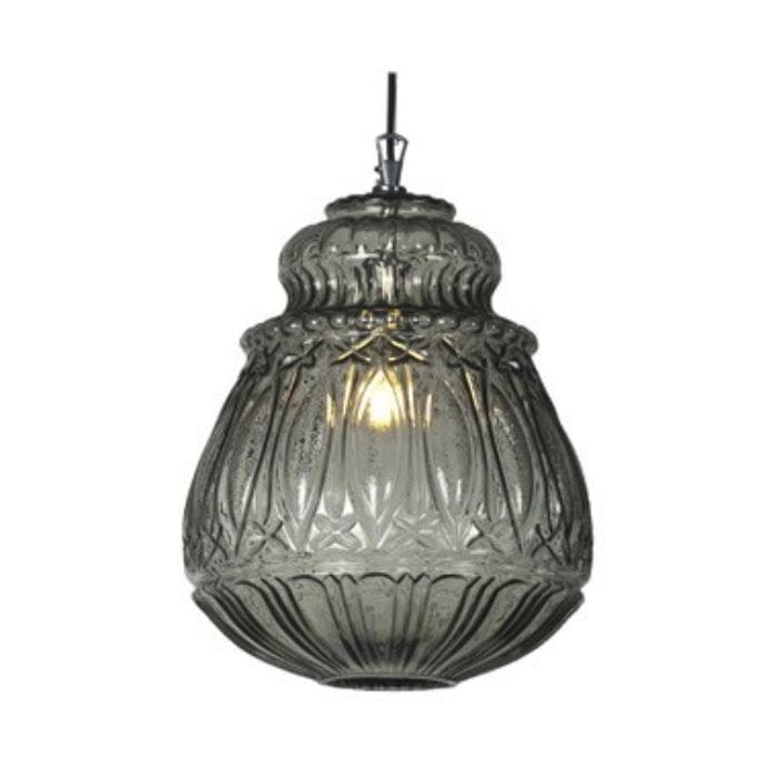lampa wisząca Ginger 30x37cm przydymiona outdoor Karman 26392