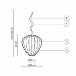 Cell OUTDOOR  SE612  lampa wisząca Karman 26975
