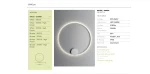 Olympic kinkiet white Fabbian 27410