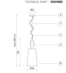 lampa Ali e Baba SE619BS len Karman 29325