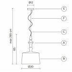 lampa Ale E Baba  30cm SE622BS len Karman 29329