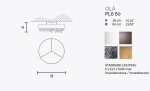 Ola   PL6 Plafon 60 Masiero 14510