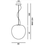 Rituals XL  lampa wisząca  Foscarini 30581