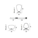 Rituals 3  lampa stołowa  Foscarini 30609