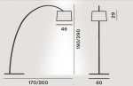 Twiggy  LED  lampa podłogowa Foscarini 30879