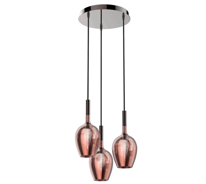 lampa  wisząca 3 pł Rose 31350