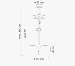 Flamingo 1570 Vibia 32227