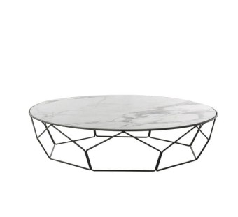 stolik kawowy Arbor 97 H37 cm  ceramika Calacatta  Bonaldo