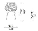 krzesło Miss Lacy Driade  33895