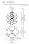 lampa SP HOOPS 6  Axo Light 34026