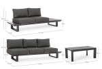 zestaw ogrodowy Konnor Bizzotto 35206