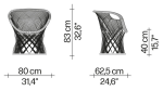 fotel Pavo Real  Driade 35928