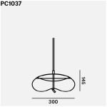 Knot small 1037   30x14,5cm  Brokis 35957