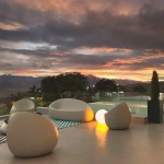 Sofa + Fotel  Stone  Vondom  kolor  toupe  w magazynie  36505