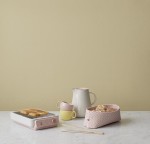 kosz na pieczywo knit It różowy 37708