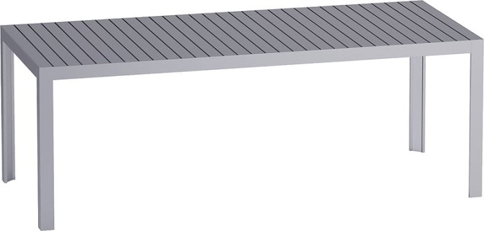 Stół Kalimba 210 cm aluminiowy Driade 38348