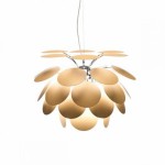 Lampa wisząca Discoco 88 cm beżowa matowa Marset  38658