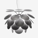 Lampa wisząca Discoco 88 cm szara matowa Marset   38664