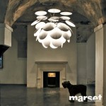 Lampa wisząca Discoco 132 cm biała Marset   38669