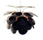 Lampa wisząca Discoco 53 cm czarno-złota Marset  38680