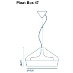 Pleat Box lampa wisząca 44 cm Marset 38818