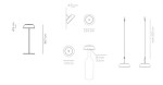 Float lampa stołowa  Axo Light 39222