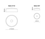 Soho C LED plafon 57 cm Marset 39414