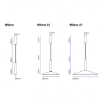 Lampa wisząca LED Milana Marset  39555