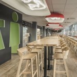 Stołek barowy  dąb Merano TON 21695