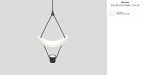 Lampa sufitowa Vollee S1P Masiero 40009