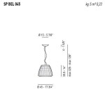 Bell 45 lampa wisząca Axolight 40197