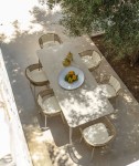 stół MOON ALU DINING TABLE FULL ALU 200/260-100cm  blat ceramika   Talenti 40658