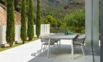 stół MOON ALU DINING TABLE FULL ALU 200/260-100cm  blat ceramika   Talenti 40661