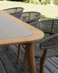 stołek barowy Moon Teak Talenti 40744