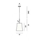 Birdie  Grande lampa wisząca Foscarini  40926