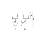 Birdie Kinkiet Foscarini 40932