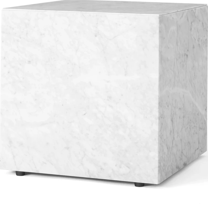Postument marmurowy Menu biały sześcian Audo 41089