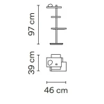 Suite lampa podłogowa 6011 Vibia  41120