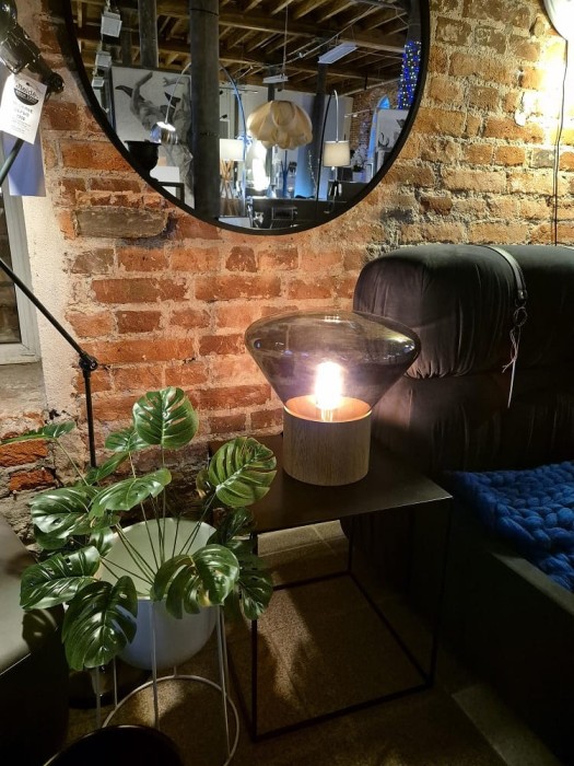 lampa stołowa  Muffins  dąb naturalny H 34cm Brokis 41182