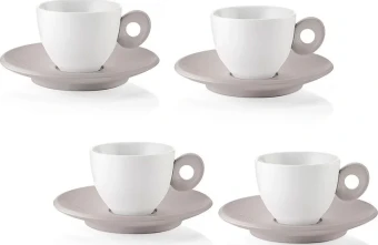   Guzzini Gocce Every Day beżowe - 4 szt Filiżanki do espresso