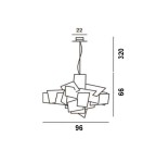 Big Bang  Foscarini lampa wisząca 21531