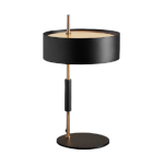 Lampa-stolowa-1953-czarno-zlota-Oluce.webp