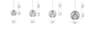 lampa Icaro Ball 50cm  Modoluce 37791