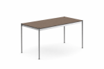 Modern brown laminate dining table.png